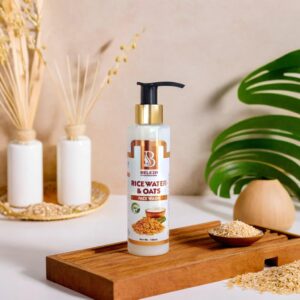 Beleza Professional Rice Water & Oats Face Wash – Achieve Glass Skin, Dermatologically Tested for All Skin Types
